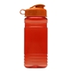 a red bottle & frost infuser basket & orange lid groove 20 oz tritan(tm) infuser bottle with flip lid and tritan(tm) infuser
