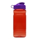 a red bottle & frost infuser basket & violet lid groove 20 oz tritan(tm) infuser bottle with flip lid and tritan(tm) infuser