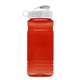 a red bottle & frost infuser basket & white lid groove 20 oz tritan(tm) infuser bottle with flip lid and tritan(tm) infuser