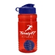 a red bottle & reflex blue lid & royal blue mixing ball groove 20 oz tritan(tm) shaker bottle with flip lid and mixing ball