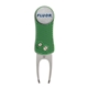 aerial view a green/silver ahead switchfix divot repair tool, image 1 of 3
