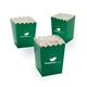 a green 12 oz branded popcorn bucket