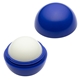 aerial view a blue well - rounded convex lip balm, image 1 of 2