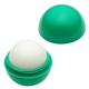 aerial view a green well - rounded convex lip balm, image 1 of 2
