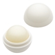 aerial view a white well - rounded convex lip balm, image 1 of 2