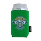 aerial view a green koozie(r) recycled perforated collapsible can cooler, image 1 of 2