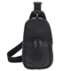 aerial view a black kapston(r) natisino recycled pu sling pack, image 1 of 15