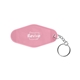aerial view a pink recycled abs motel keychain, image 1 of 4