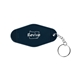 aerial view a summit blue recycled abs motel keychain, image 1 of 4