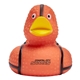 aerial view a orange basketball rubber duck, image 1 of 3