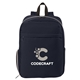 aerial view a navy academy eco friendly backpack, image 1 of 6