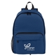 aerial view a marine blue hampton eco friendly 2- in -1 backpack, image 1 of 6