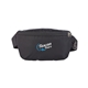 aerial view a black in transit eco friendly packable crossbody bag, image 1 of 7