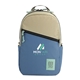 aerial view a stone blue/elmwood topo designs light pack 15 laptop backpack, image 1 of 3