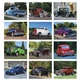 aerial view a group of street rods - stapled calendar, image 11 of 24