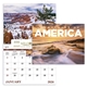 aerial view a group of landscapes of america - window calendar, image 1 of 21