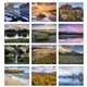 aerial view a group of landscapes of america - window calendar, image 7 of 21