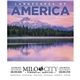 aerial view a group of landscapes of america - mini calendar, image 10 of 23