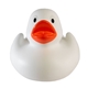 aerial view a white mini leisure rubber duck for promotion, image 1 of 5
