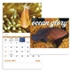 aerial view a group of ocean glory - stapled calendar, image 2 of 24