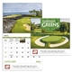 aerial view a group of fairways greens - stapled calendar, image 1 of 24