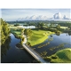 aerial view a group of fairways greens - stapled calendar, image 20 of 24