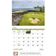 aerial view a group of fairways greens - stapled calendar, image 9 of 24