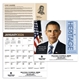 aerial view a group of african - american heritage barack obama calendar, image 1 of 23