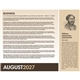 aerial view a group of african - american heritage barack obama calendar, image 14 of 18