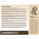 aerial view a group of african - american heritage barack obama calendar, image 7 of 18