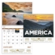 aerial view a group of landscapes of america - spiral calendar, image 1 of 19
