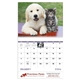aerial view a group of puppies kittens - spiral calendar, image 7 of 24