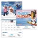 aerial view a group of monkey mischief - spiral calendar, image 1 of 24