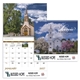 aerial view a group of scenic churches - spiral calendar, image 1 of 19