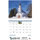aerial view a group of scenic churches - spiral calendar, image 9 of 24