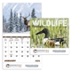 aerial view a group of wildlife portraits - spiral calendar, image 1 of 24