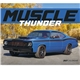 aerial view a group of muscle thunder - stapled calendar, image 3 of 19