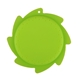 aerial view a lime silicone hydro flying disc, image 1 of 3