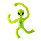 aerial view a green green alien bendy man, image 1 of 4