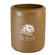 aerial view a brown football can cooler, image 1 of 3