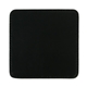 a black faux leather coaster square