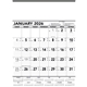 aerial view a group of triumph(r) calendars black white contractor memo, image 4 of 4