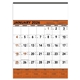 aerial view a group of triumph(r) calendars orange black contractor memo, image 2 of 4