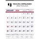 aerial view a group of triumph(r) calendars patriotic contractor memo, image 2 of 3