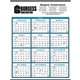 aerial view a group of span - a - year non - laminated wall calendar, image 3 of 4