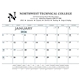 aerial view a group of blue black desk pad calendar, image 3 of 4