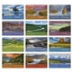 aerial view a group of triumph(r) calendars scenic moments large desk calendar, image 9 of 26
