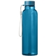 aerial view a navy blue 302 aura rpet wrist strap bottle - 24 oz, image 1 of 2