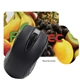 a group of truck shaped dye sublimated computer mouse pad