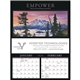 aerial view a group of motivations calendar, image 1 of 9